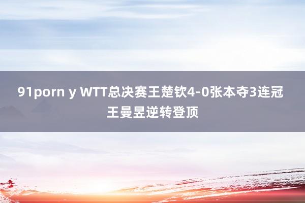 91porn y WTT总决赛王楚钦4-0张本夺3连冠 王曼昱逆转登顶